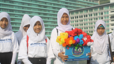 Ikatan Pelajar Putri Nahdlatul Ulama (IPPNU): wujudkan pelajar berahklakul mulia