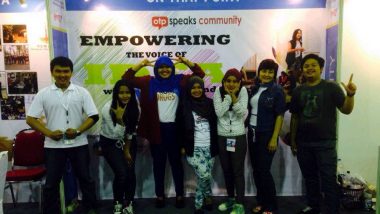 OTPSPEAKS community: wadah generasi muda mengemukakan gagasan, ide, dan aspirasi