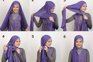 Simak Cara memakai Hijab segi empat “SIDE PIN Style”