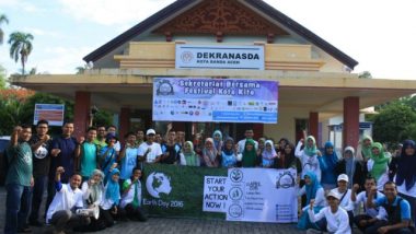 Peringati Hari Bumi, Puluhan Komunitas di Aceh Gelar Operasi Hijau