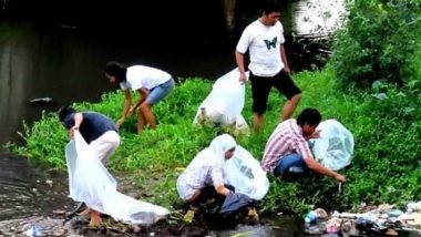Komunitas Sahabat Samarinda dan Rumah Zakat Kolaborasi Bersihkan Sungai Mumus