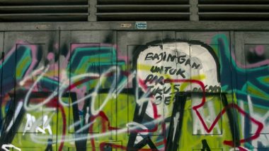 Intoleransi Marak, Seniman-Seniman Yogyakarta Protes Lewat Graffiti