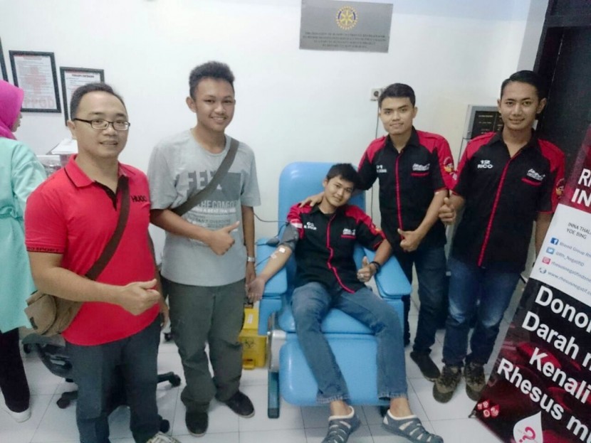 CBR Club Indonesia (CCI) Region Lumajang Lakukan Aksi Donasi Darah