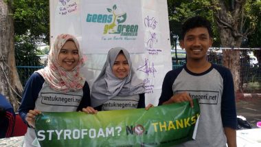 Teens Go Green Indonesia Gelar “Styro Patrol” Sebagai Bentuk Gerakan Anti Styrofoam