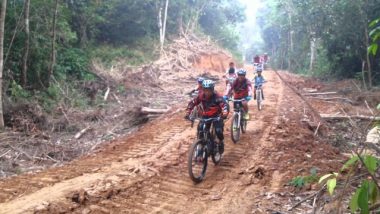 Komunitas MTB Sanggau, Jajal Rute Ekstrim untuk Melepas Penat