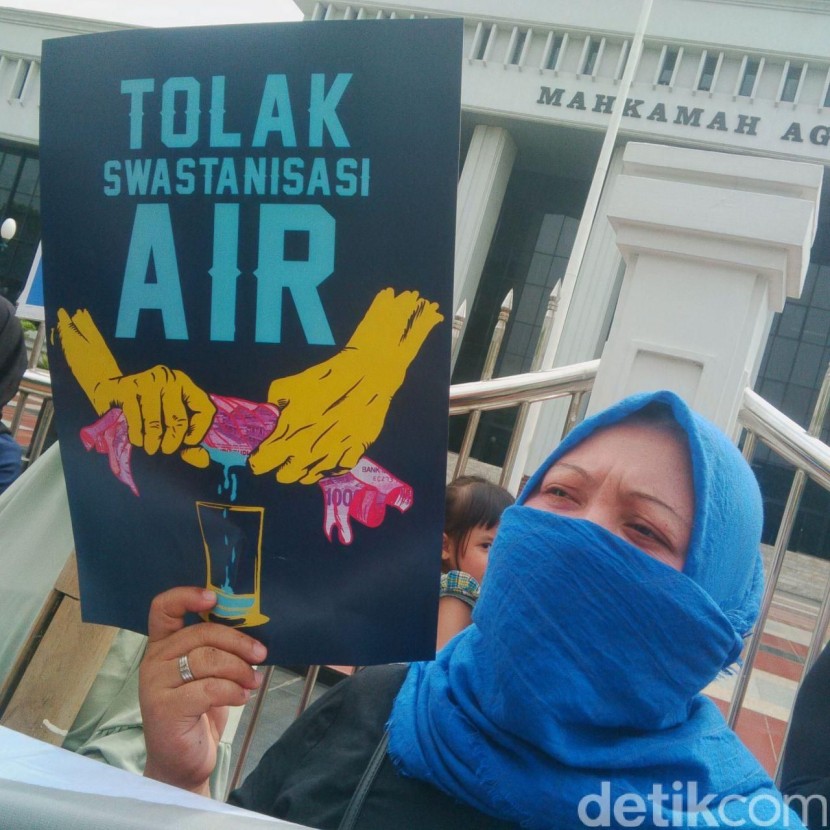 Koalisi Masyarakat Tolak Swastanisasi Air: Di Singapura Air Lebih Murah