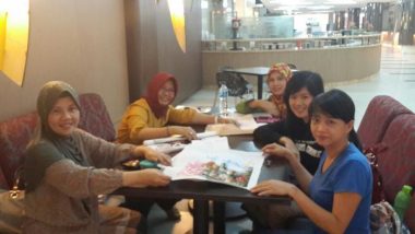 Komunitas Kopitiam Stitchers Pekanbaru Ikuti Proyek Kristik Untuk Indonesia