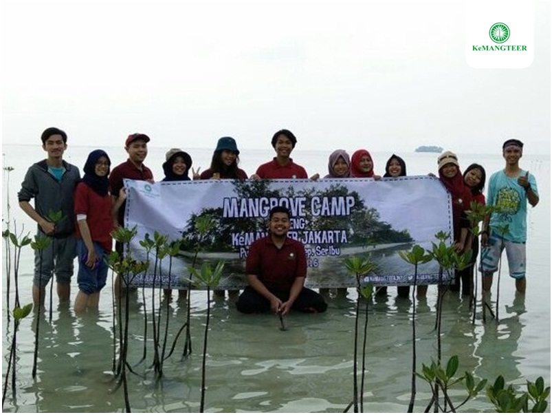 Mangrove Camp 2016, KeMANGTEER Jakarta Tanam Mangrove di Kepulauan Seribu