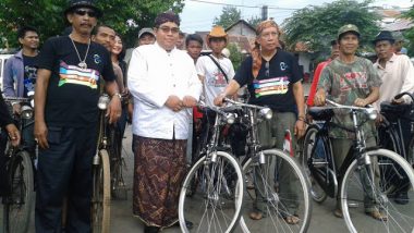 Sepekan Jelang Puasa, Onthelis Cirebon Jelajah Keliling Keraton di Cirebon