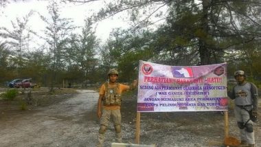 Komunitas Tanjungpandan Airsoft Gun (TAG) Halal Bihalal Dengan Cara Unik