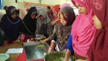 Komunitas Pengusaha Muda Aceh Latih Anak Yatim Buat Mie Tanpa Boraks