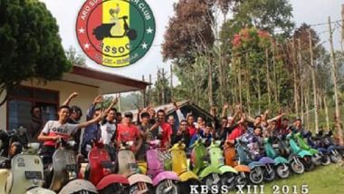 Komunitas Vespa Aro Suka Scooter Club; Siap Jadi Relawan