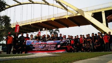 Kegiatan Wisata Bahari & Bikers Camp Tajaan Capella Honda Penuh Keakraban