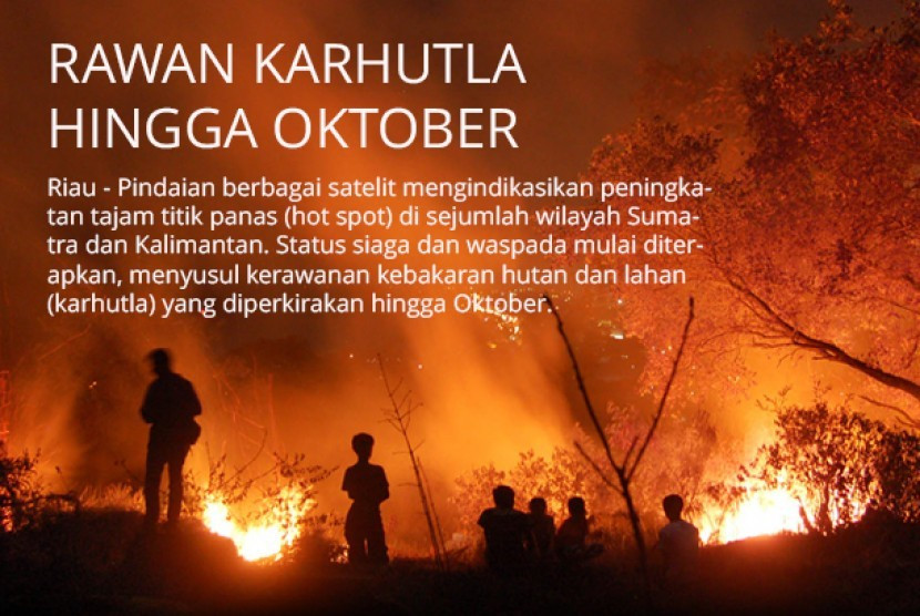 Walhi Riau: Waspada Karhutla Hingga Oktober