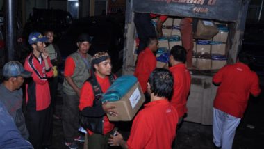Sahabat Satu Hati Honda Salurkan 563 Paket Donasi Untuk Korban Banjir Garut