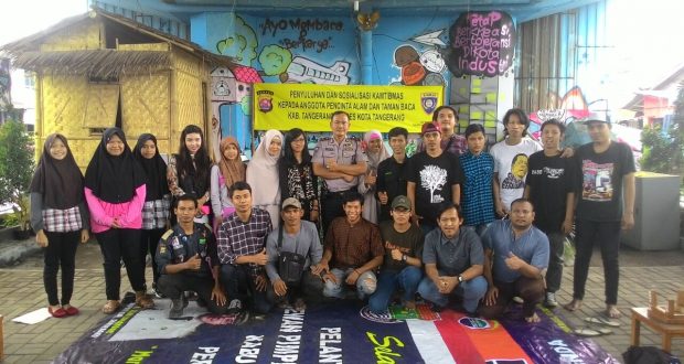 Komunitas Pecinta Alam dan Peduli Lingkungan di Kabupaten Tangerang Ikuti Sosialisasi Kamtibmas