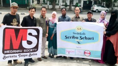 Komunitas Medanku Society & Sedekah Seribu Sehari (S3) Gelar Aksi Sosial Untuk Sesama
