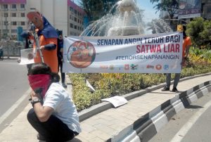 Sejumlah Komunitas Pecinta dan Pemerhati Satwa Di Surabaya Gelar Aksi Tuntut Perlindungan Satwa Liar