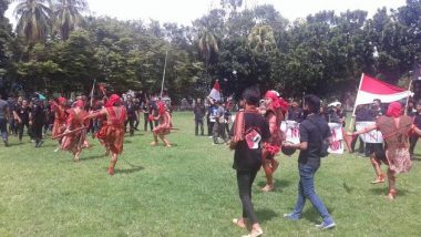 Aliansi Papua Untuk Indonesia Damai: Menolak Ormas Intoleran dengan Tarian