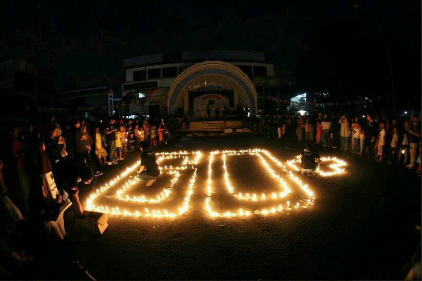Earth Hour Tangerang Sukses Gelar Ceremonial Switch Off 2016 di Pasar Lama
