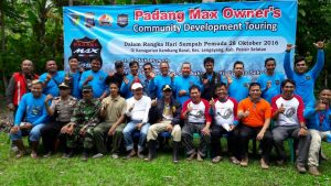 Club Motor Padang Max Owners Adakan Touring Sekaligus Kegiatan Sosial