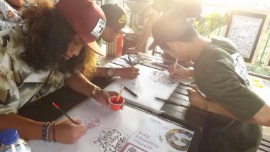 WARGA SEKITAR; Wadah Street Artists dan Penggiat Graffiti Samarinda