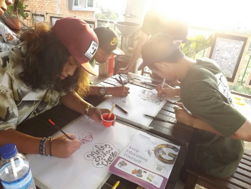 WARGA SEKITAR; Wadah Street Artists dan Penggiat Graffiti Samarinda