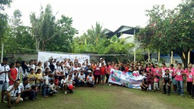 Komunitas White Car Community Chapter Bali Bakti Sosial Di Panti Asuhan