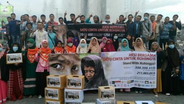 25 Komunitas Medan Kompak Gelar Aksi Satu Cinta untuk Rohingya