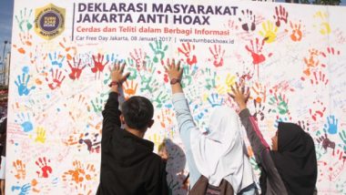 Deklarasi Anti-hoax, Jurnalis Bengkulu Aksi Banting Gawai