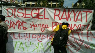 Demo mahasiswa Aliansi Semarang Raya ricuh