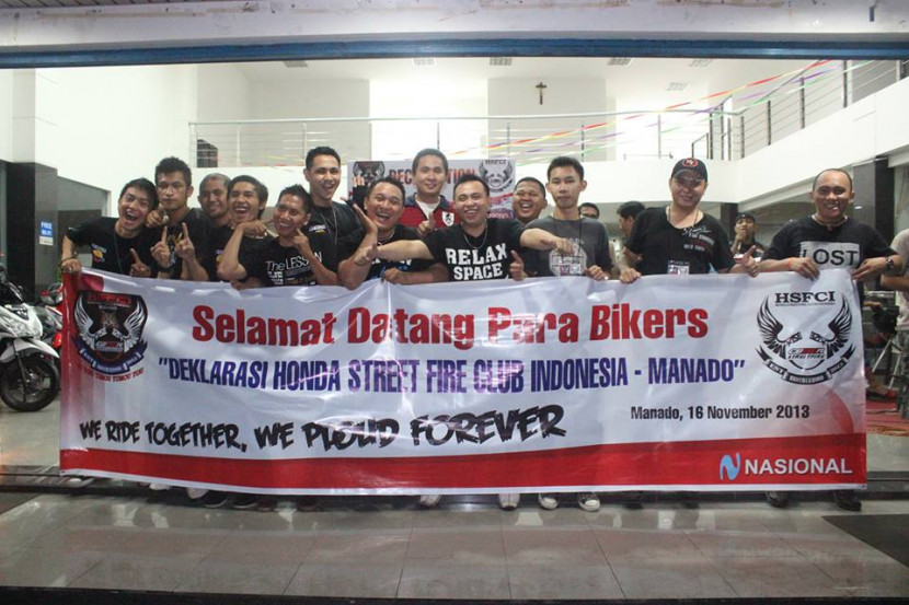 Honda Streetfire Club Indonesia (HSCFI) Manado; ‘Sitou Timou Tumou Tou’