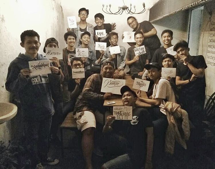 Semarang Coret; Tempat Berkumpulnya Para Pecinta Hand Lettering di Semarang