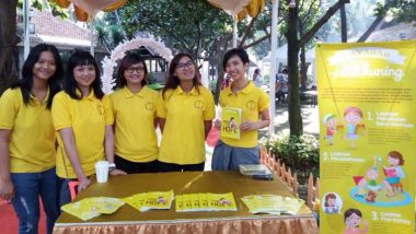 Buka Booth Mewarnai Gratis, Pita Kuning Meriahkan Perayaan Hari Kanker Anak Internasional