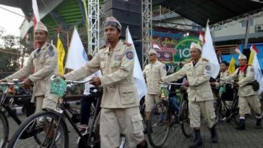 Ribuan Pecinta Onthel Ramaikan ‘Jambore Onthel Nusantara Doea’ di Kota Malang