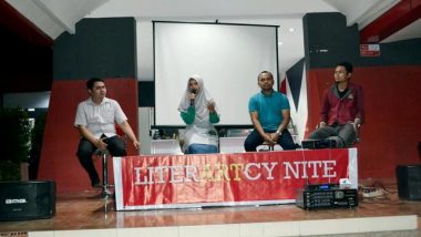Bangkitkan Literasi, Komunitas di Medan Kolaborasi Dalam ‘LiterARTcy Nite’