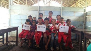 GNOTA Dukung Komunitas Help Morotai Sebar 1000 Buku di Maluku