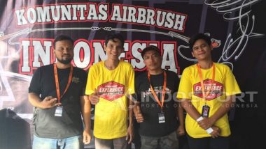 Komunitas Airbrush untuk Jalin Silaturahmi Sekaligus Hindari Balapan Liar