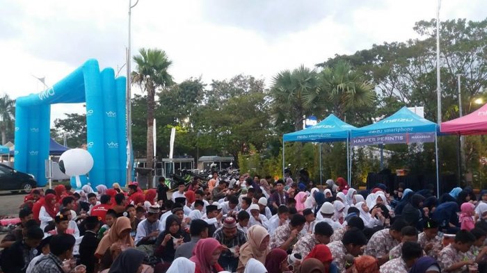 Buka Puasa Bersama Anak Yatim dan Komunitas Sosial Se-Makassar