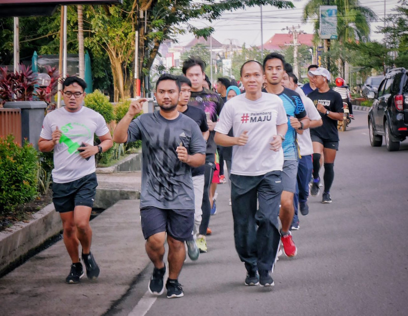 Komunitas Palembang Maju Kampanyekan Hidup Sehat Lewat Olahraga