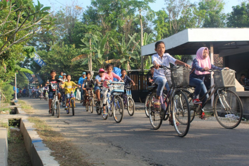 Komunitas Sepeda Onthel Sidokerto Ajak Masyarakat Bersepeda Sehat