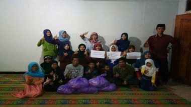Komunitas Women Share Ponorogo Berbagi Bersama Anak Yatim dan Janda Miskin