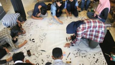 Medan Doodle Art; Wadah Untuk Melampiaskan Kreativitas Menggambar