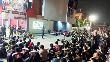 Ratusan Biker Honda CBR Se-Bekasi Hadiri Halal Bihalal di Teras Kopi