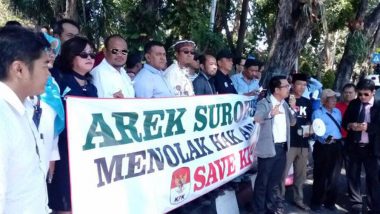 #SaveKPK, Komunitas Arek Surabaya Menolak Hak Angket DPR Terhadap KPK
