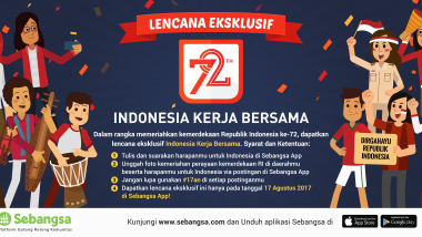 Lencana Eksklusif “Indonesia Kerja Bersama”