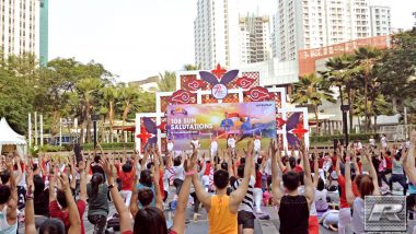Celebrity Fitness & Komunitas Yoga Indonesia Gelar ‘Yoga 108 Sun Salutation’