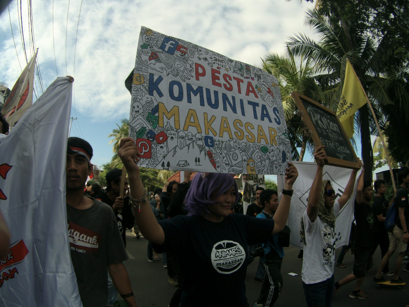 Sambut Pesta Komunitas Makassar (PKM) 2017, Komunitas Makassar Gelar Aksi