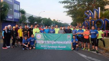 Komunitas POGI Runners FK UNAIR Gelar Acara ‘Tribute Run To Prof Prajitno’