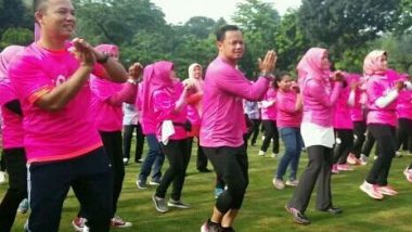Walikota dan Yayasan Kanker Indonesia (YKI) Kota Bogor Gelar ‘Bogor Pink Run’